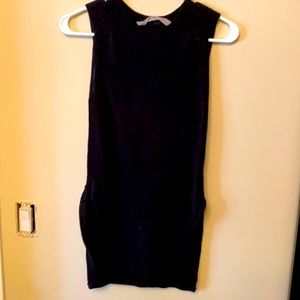athleta black sweater tunic